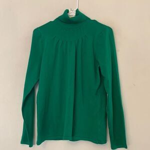 RED green turtleneck long sleeve sweater Size XL NWT
